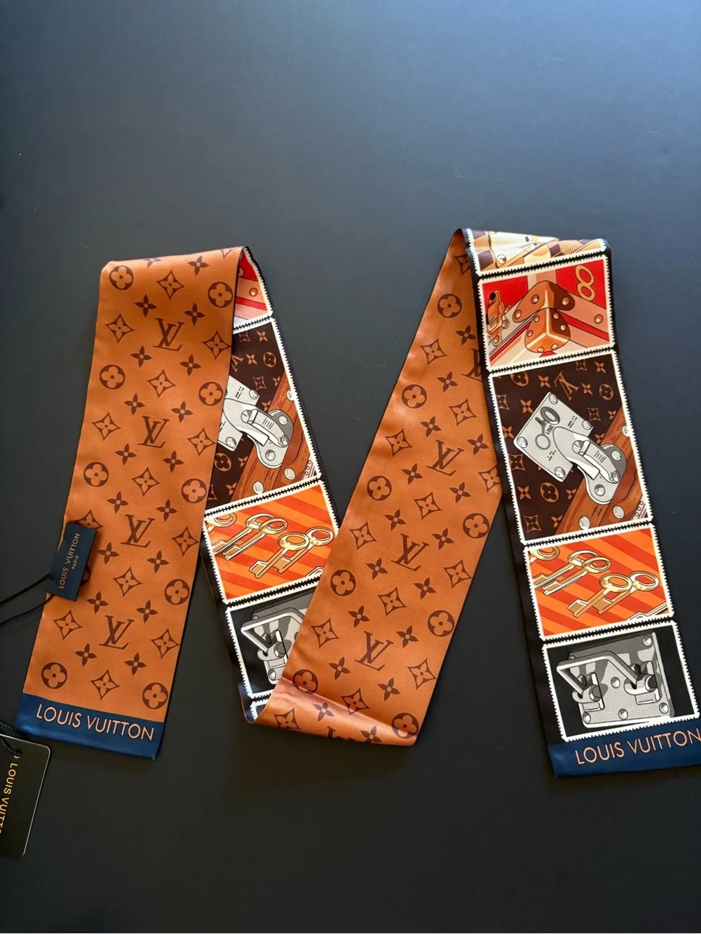 Fashion Silk Long Scarf Twilly